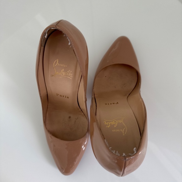 Nude Patent Pumps - Picture 2 of 7